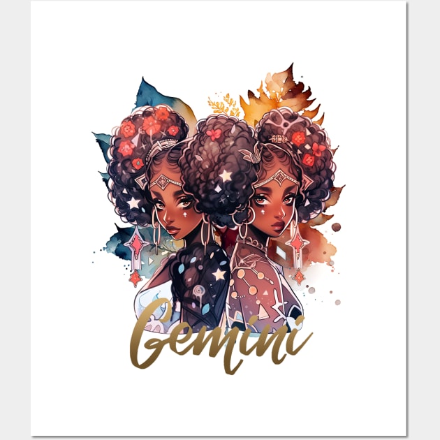 Zodiac - Gemini Wall Art by T-shirt Factory